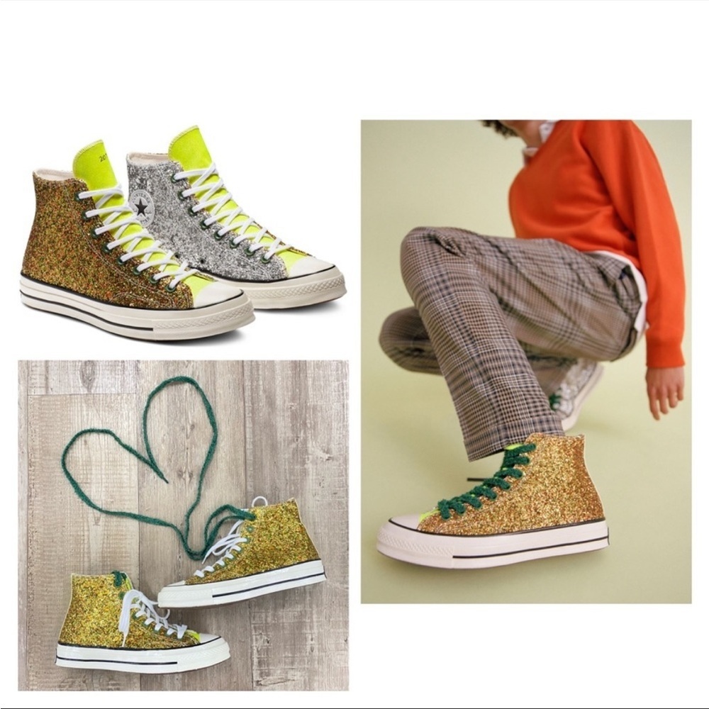 Converse x jw Anderson glitter 10 new